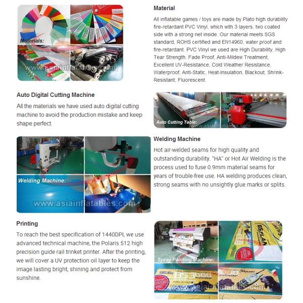 TUV Inflatable Water Park Aqua Park Island For Beach , Sea , Ocean