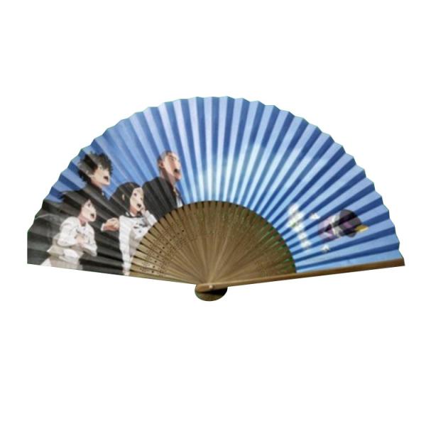 Vintage Chinese Folding Hand Fan Decorative Painted For Wedding Birthday Party