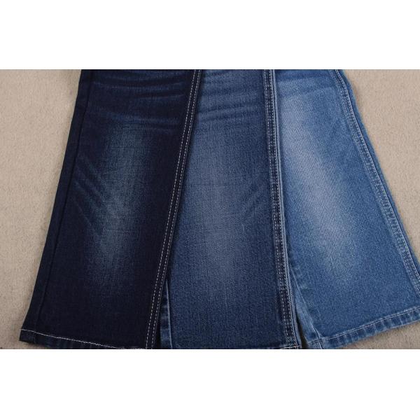 綿ポリエステル ビスコース スパンデックスのデニムの生地58/59濃紺