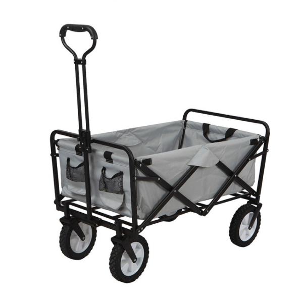 Advantages Perfect Service Outdoor Portable 4-Wheel Steel Folding Hand Cart for Tools