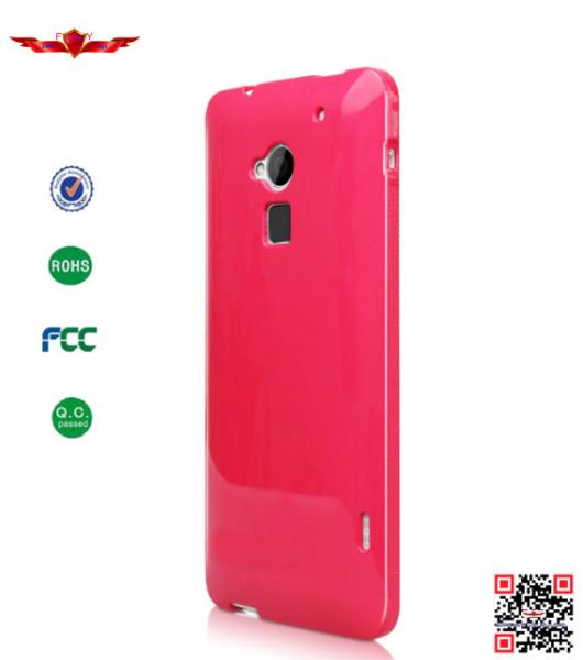 Hot Selling 100% Qualify Colorful TPU Protector Cover Cases For HTC ONE MAX Soft Durable