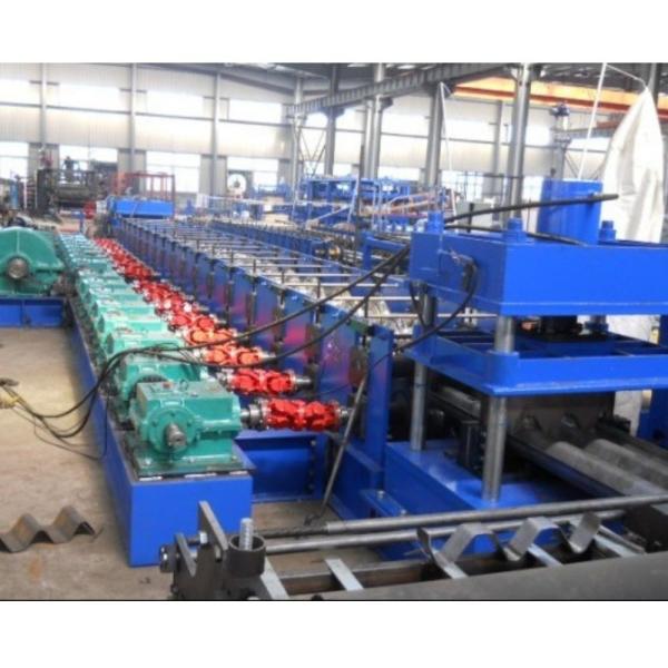 12M/Min 5mm  Highway Guardrail Roll Forming Machine For Galvanized Coil