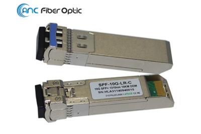 Manutenção programada 10Gbps 1310nm 10KM 10GBASE LR compatível de Cisco do módulo do transceptor de SFP+