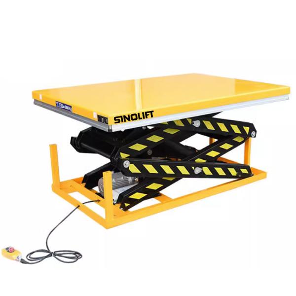 Sinolift HD Series Double Shear Stationary Scissor Electric Lift Table Scissor Lift Platform
