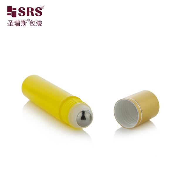 RPA(S) 30ml Cylinder Deodorant Roll On Bottles With Silver Metal Screw Cap