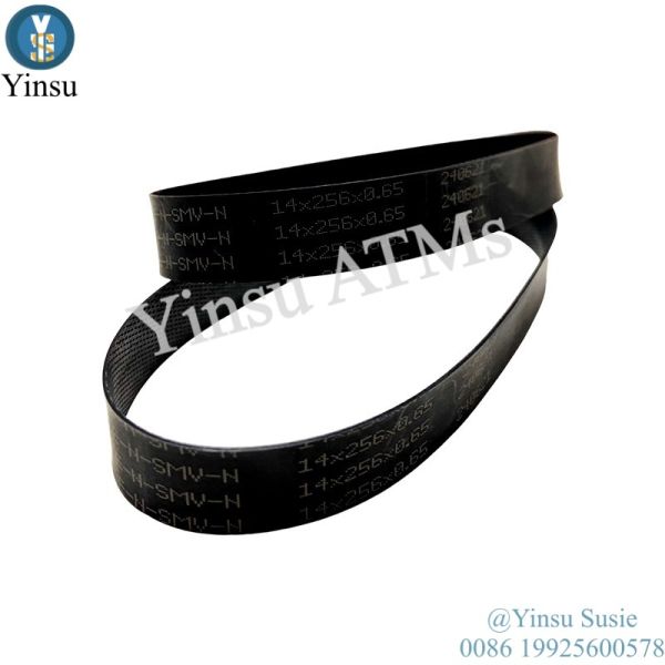 31430484 14x256X0.65 Glory UW-600 Belt Glory Banknote Counting Machine Parts Glory Banknote Sorter Belt 14*256*0.65 3143-0484