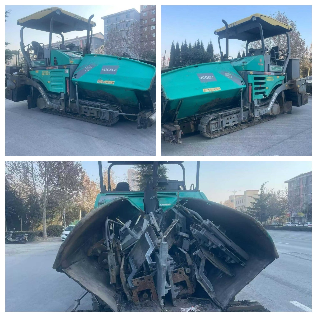 Used VOGELE 1800-2L Tracked Asphalt Paver 9 Meter Paving Width Road Construction Machine