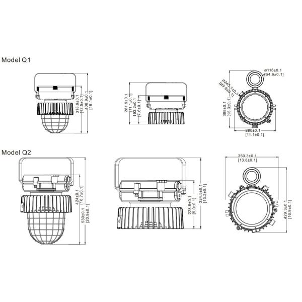 Atex LNG LED Explosion Proof Light With IP66 Ik10 For Oil Gas Industry And Chemical Plant