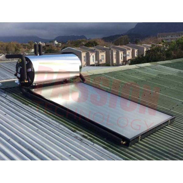 Washing / Sun Energy Solar Geysers , Flat Plate Solar Water Heater For Bathroom Heating
