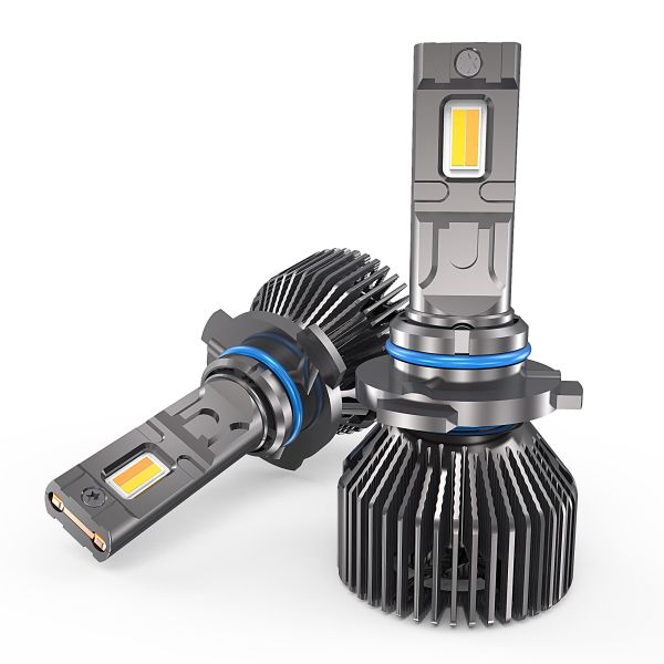 H11 APP Controlled Tri Color Car LED Headlight Dual Copper Cooling 6800LM IP68 12V