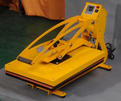 Yellow Color Drawer Magnetic Heat Press Machine High Speed / Performance