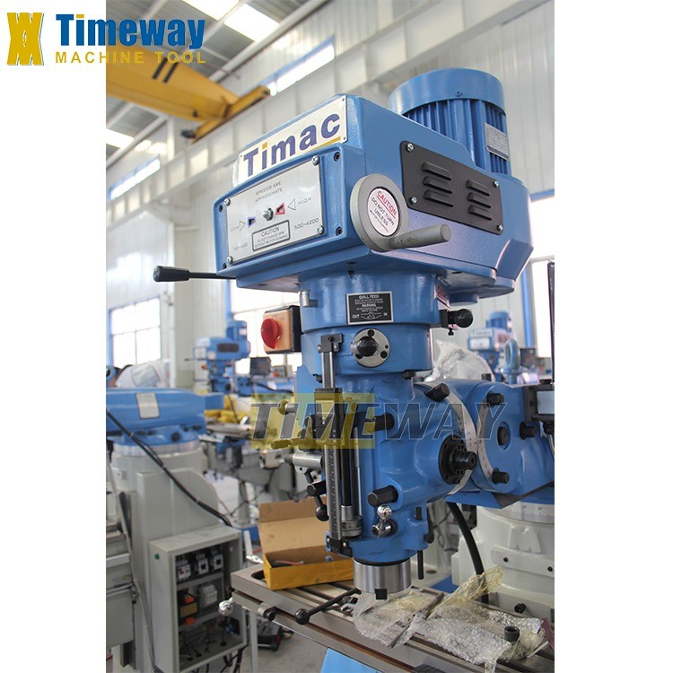 High Productivity Vertical Milling Machine with Adjustable Spindle-Table Distance