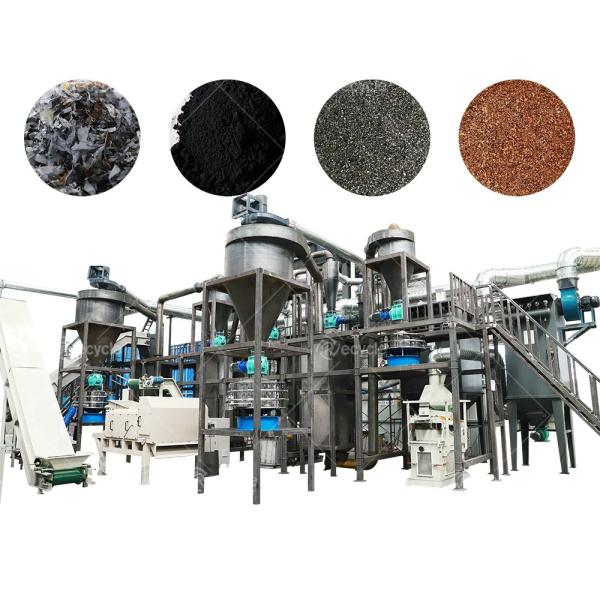 14700 kg Weight Lithium Ion Battery Scrap Recycling Plant for EV Car Battery Recovery