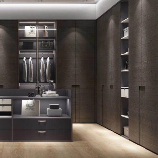 Черная катушка спальня стеклянный шкаф шкафы меламин на заказ