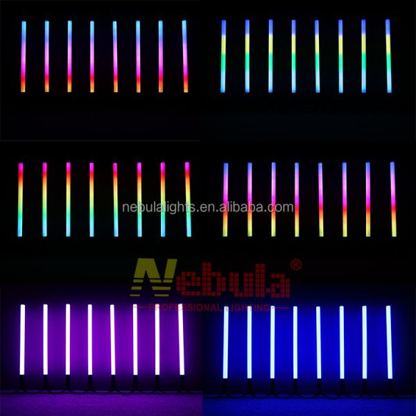 NEBULA 360 Battery LED RGB Pixel Tube Light IP65 Wireless DMX DJ Wedding Event Stage Light