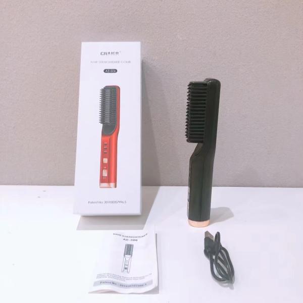 ANBOLIFE Wireless Rechargeable Mini Hair Straightener with Ceramic Plates for Home Use