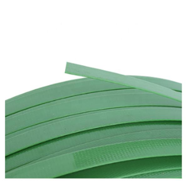 High Tension 25mm PET Strapping Band Roll Green 0.044inch Thickness For Packing Glass