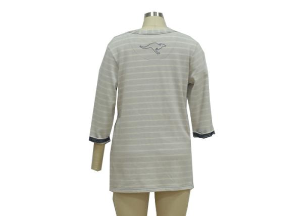 Allover Striped Casual Ladies Wear Yarn Dyed Inside Long Oversized Knit Sweaters
