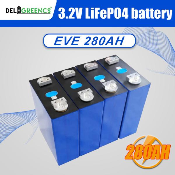 EVE LF280K eve 280Ah lifepo4 аккумуляторные батареи 3.2V 8000 циклов перезаряжаемая батарея lifepo4 для электромобилей
