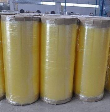company logo Printed red Bopp Jumbo Roll  tape of Polypropylene film , 40mic *1280mm * 4000m 