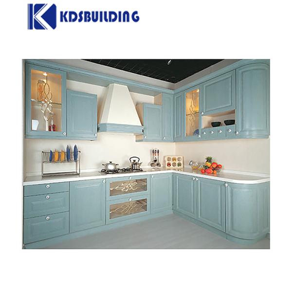 ПВХ дешевый пластиковый кухонный дизайн шкаф
