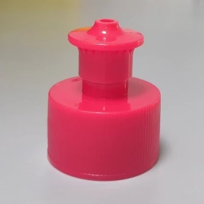 JL-CP103A 24 28 410 push pull bottle caps Smooth Ribbed PP Plastic for Sport Water Bottle