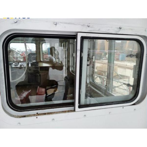 Aluminum Rectangular Porthole Window , Openable Side Scuttles On Ship