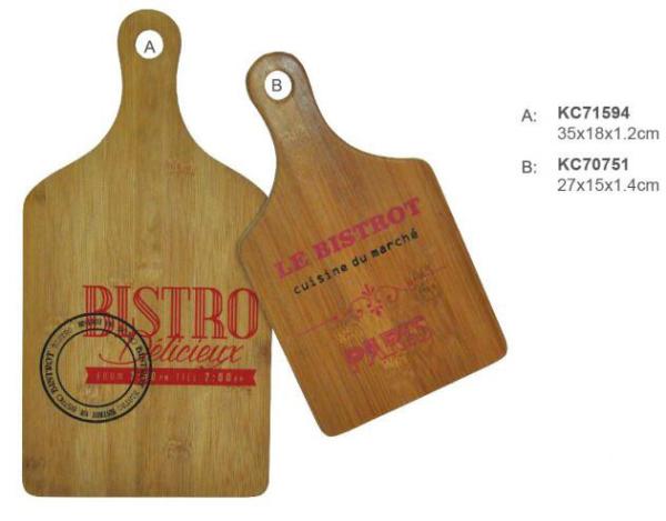 Natural and eco-friendly Fruits vegetables kitchen cutting board bamboo shape
