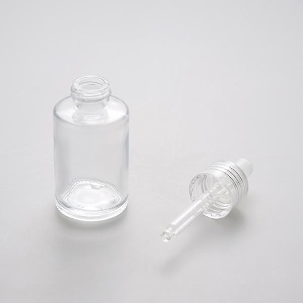 Бутылки 20/410 капельниц плеча 30ml бутылки насоса эфирного масла плоские стеклянные