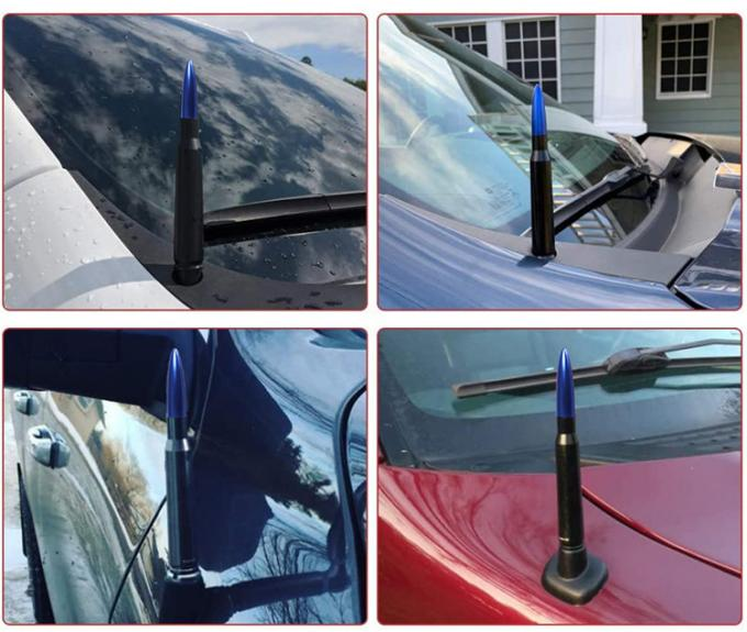 Bullet Head Antenna Auto Modification car antenna mast bullet, bullet antenna universal HT-K056