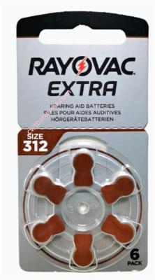 RAYOVAC PR41 A312 1.45V Zinc Air Battery 60PCS / 10 Cards for ITC RIC Hearing Aid