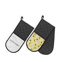 Custom Oven Mitt Sublimation Microwave Mittens Best Heat Resistant Gloves For Sublimation Practical And Stylish