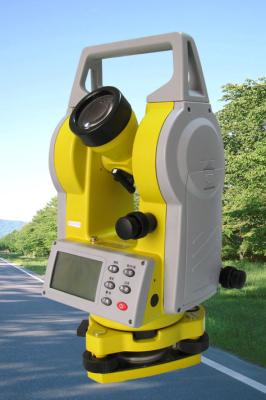 Cor eletrônica do amarelo do teodolito de Digitas da elevada precisão com grande tela GET202