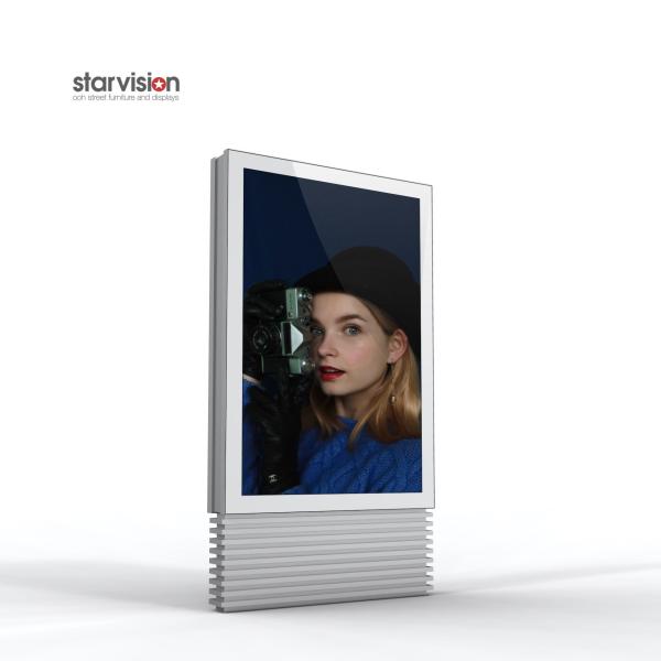 3000 nits Outdoor Digital Totem With Laminated Glass AR Coating