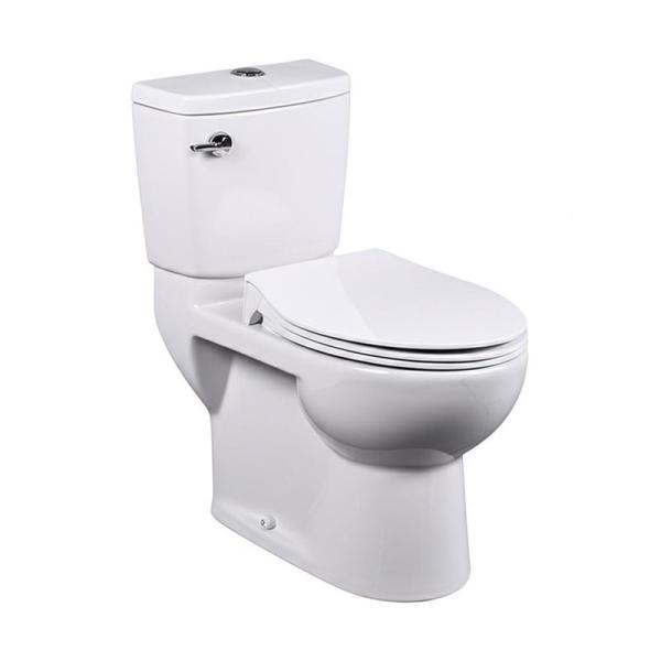 Floor High Quality S-Trap 300mm Ceramic Sanitary Ware Siphonic One Piece Toilet with Dual Flush