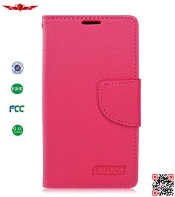 Hot Selling 100% Quaify Colorful PU Wallet Leather Cover Cases For Sony Xperia Z1 Z1 Mini