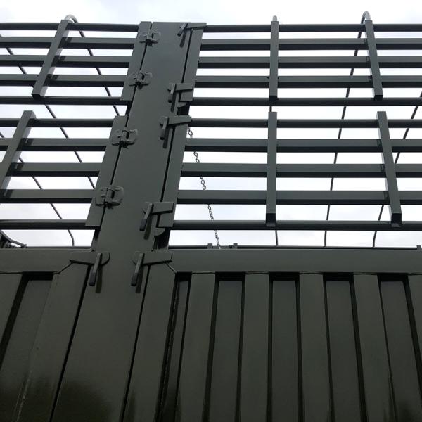 60 Ton Loading Capacity Semi Truck Trailer with Fence and Tarpaulin Main Beam T700/Q345 Steel