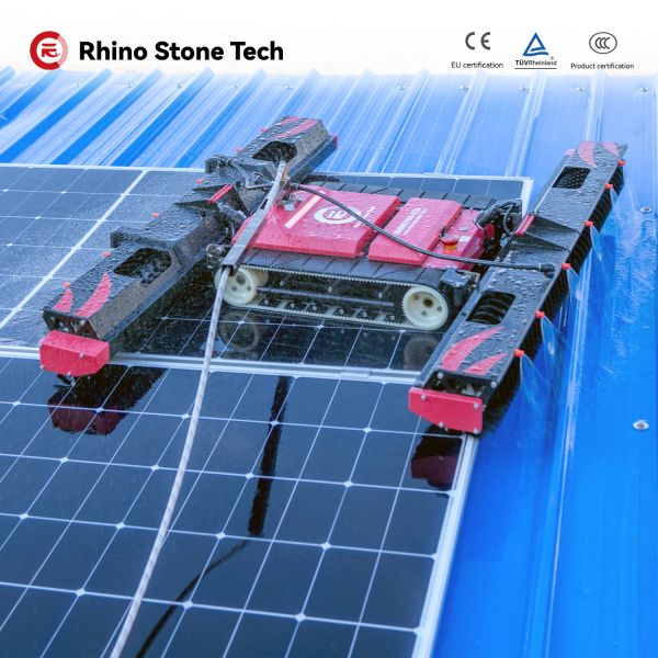 Anti-Fall Speed Adjustable Automatic Remote Control Photovoltaic Cleaning Robot