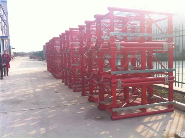 Mast Building Construction Hoist Parts Customized Color Painting