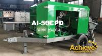 O reboque NOVO da bomba concreta de AI-50CPD montou OEM PUTZMEISTER TK70 20M3/H