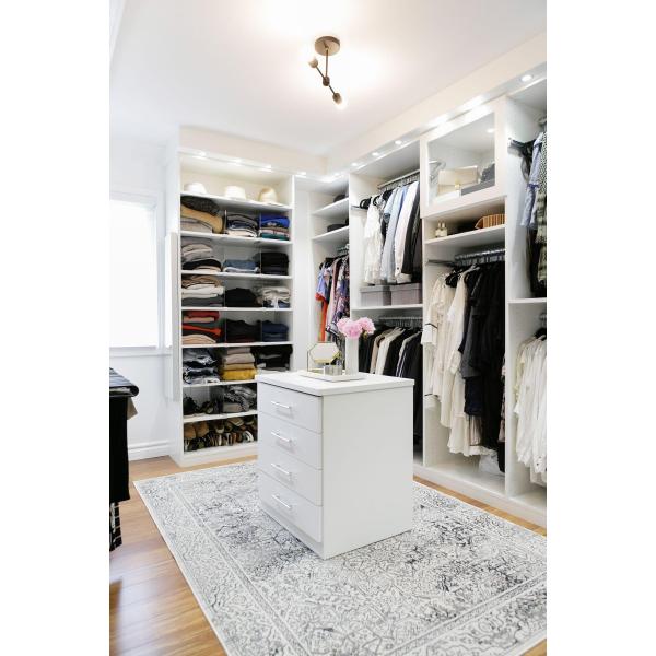 Extendable Built-in Wardrobe With Sliding Door For High End Modern Bedroom Furniture