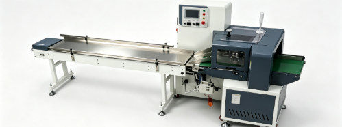 Compact Flow Wrapping Machine Rapid Sealing Wrapping Packaging Machine