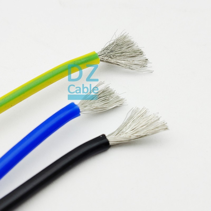 Flexible Silicone Cable with 1000V Rated Voltage and 180°C Rated Temperature Featuring Tinned Copper Conductor