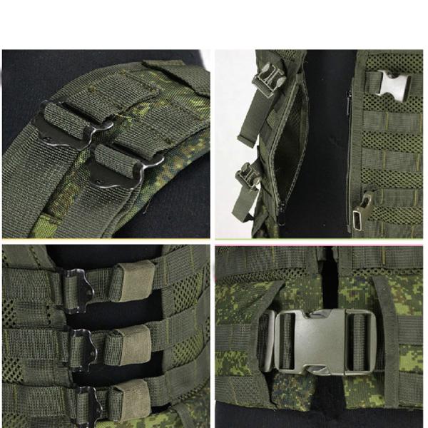 EMR 1000D Polyester Camouflage Tactical Vest With Digital Molle Pack