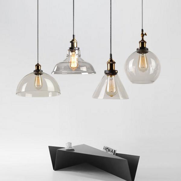 Vintage Glass Pendant Light Fixtures For Kitchen Dining room Decoration (WH-GP-18)