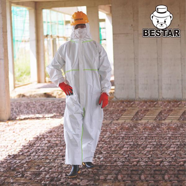 Bacteria Protective EN14126 Antistatic microporous type 4B disposable clothing for medical use