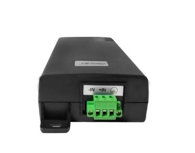 Fire Retardant Plastic Case 802.3BT PoE Injector Wall Mounted Power Over Ethernet