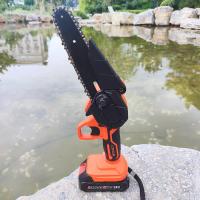 Tesouras de poda portáteis de 6 polegadas 21V Mini Chainsaw Wireless Electric Chainsaw para a árvore de Courtyad