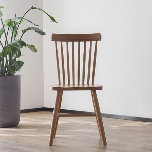 Economical Dining Room Solid Wood Chairs High Back For Family / Restaurant