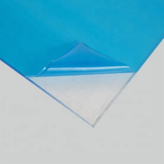 Temporary Protection Anti UV Blue Color PE Protective Film For Window Glass Surface Custom Moisture Proof